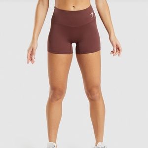 Gymshark Training Shorts - Cherry Brown size Medium